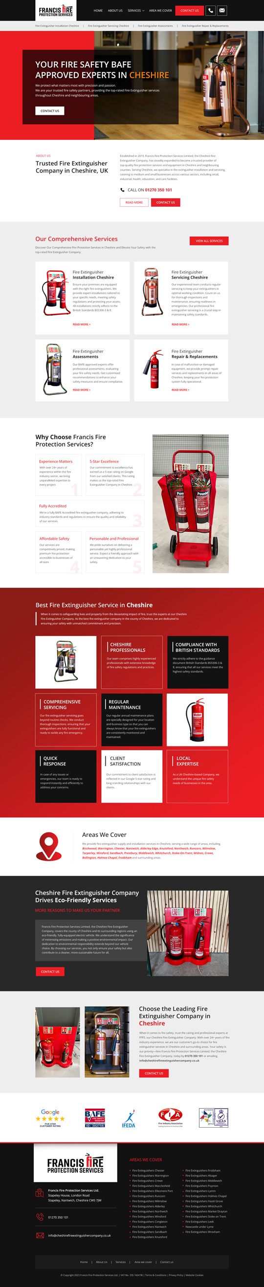 Cheshire Fire Extinguisher